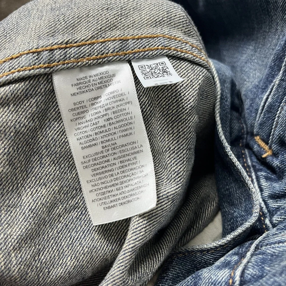 Polo Ralph Lauren Men's Blue Denim Trucker Button Jacket 4XL